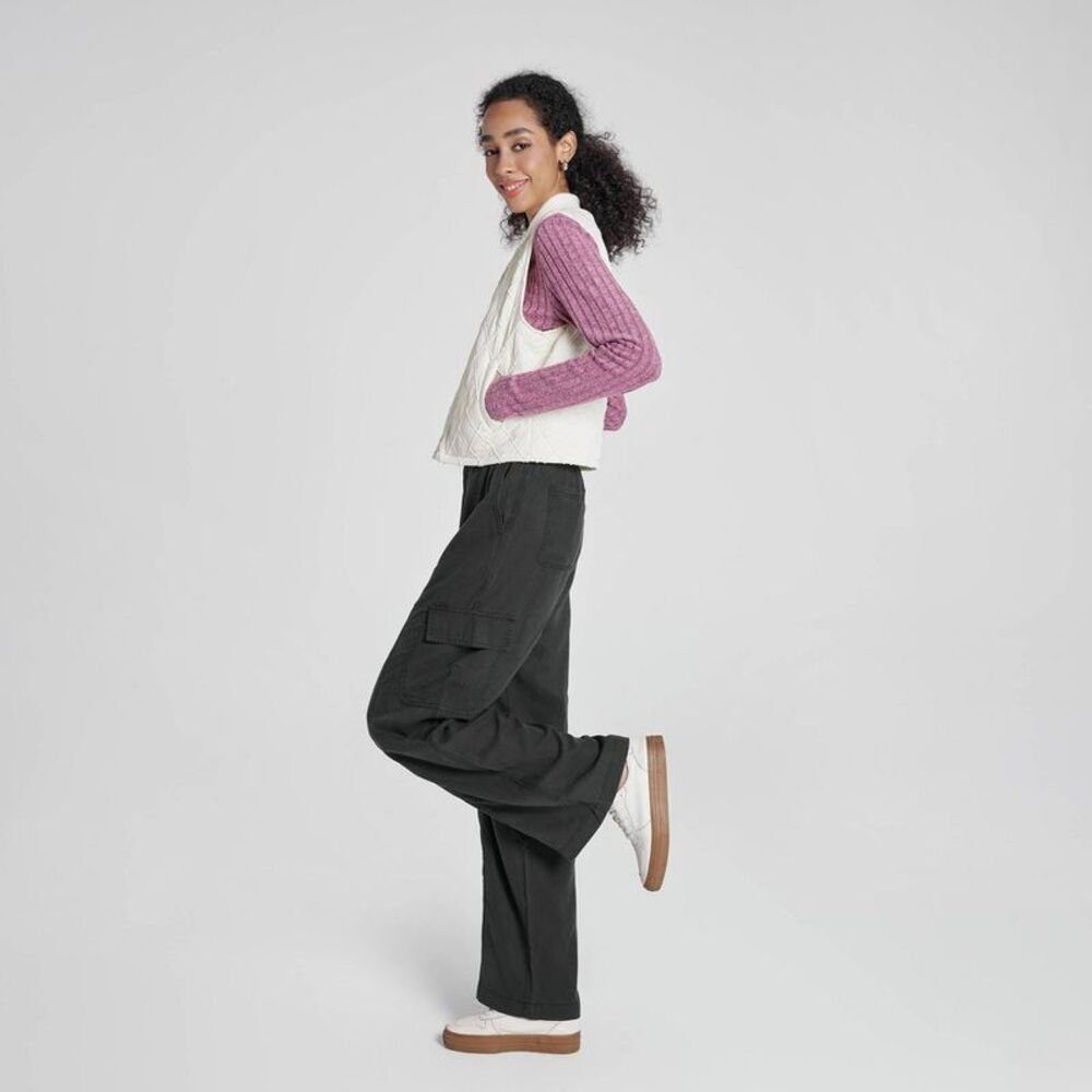 Wild Fable - Women's Quilted Vest - Wild Fable Cream M Cream - Picture 4 of 4